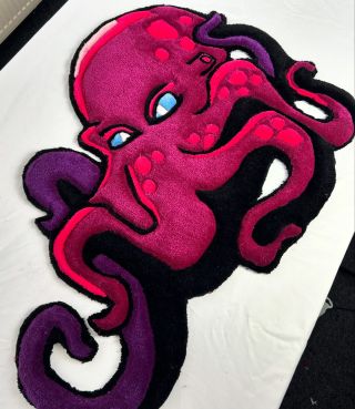 🐙 #fy #fyp #fypシ #art #rug #rugs #purple
